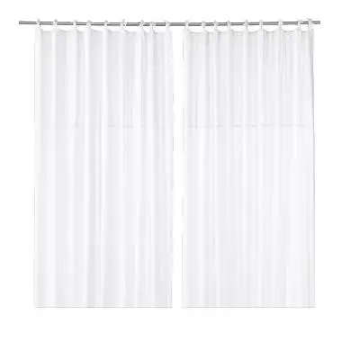 白色透明窗纱窗帘png素材元素