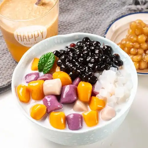 小芋圆奶茶茶店专用小圆子鲜芋烧仙草套餐手工汤圆