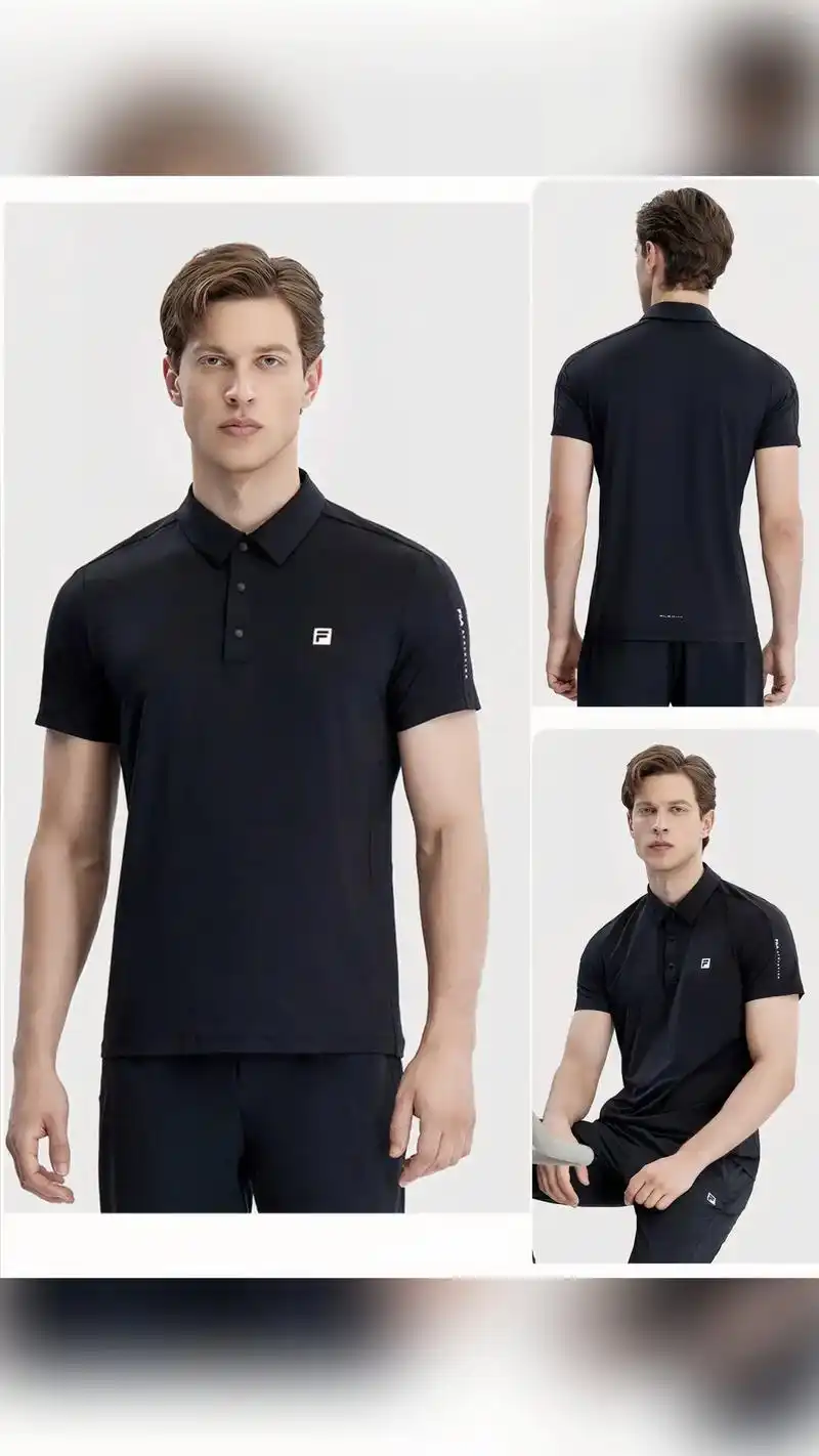 斐乐 新款速干polo衫,这才是男子汉必备短袖,商务休闲两 - 抖音