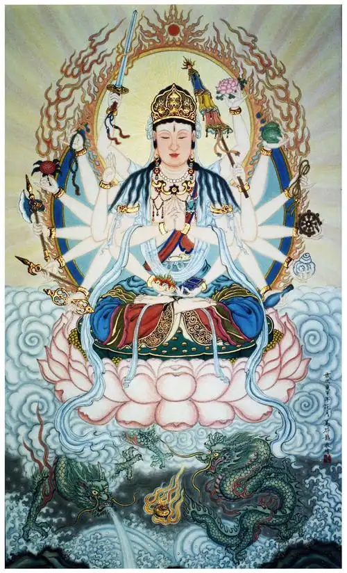 佛像《南无准提菩萨》 - 正觉的日志 - 网易博客