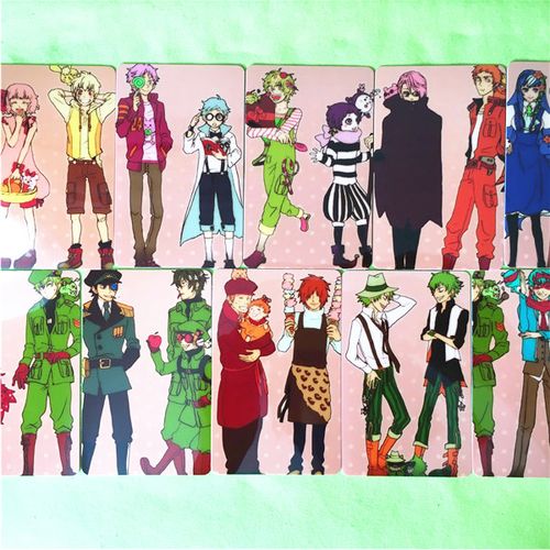 茶猫屋日本动漫周边欢乐树的朋友们happy tree friends高光卡贴新