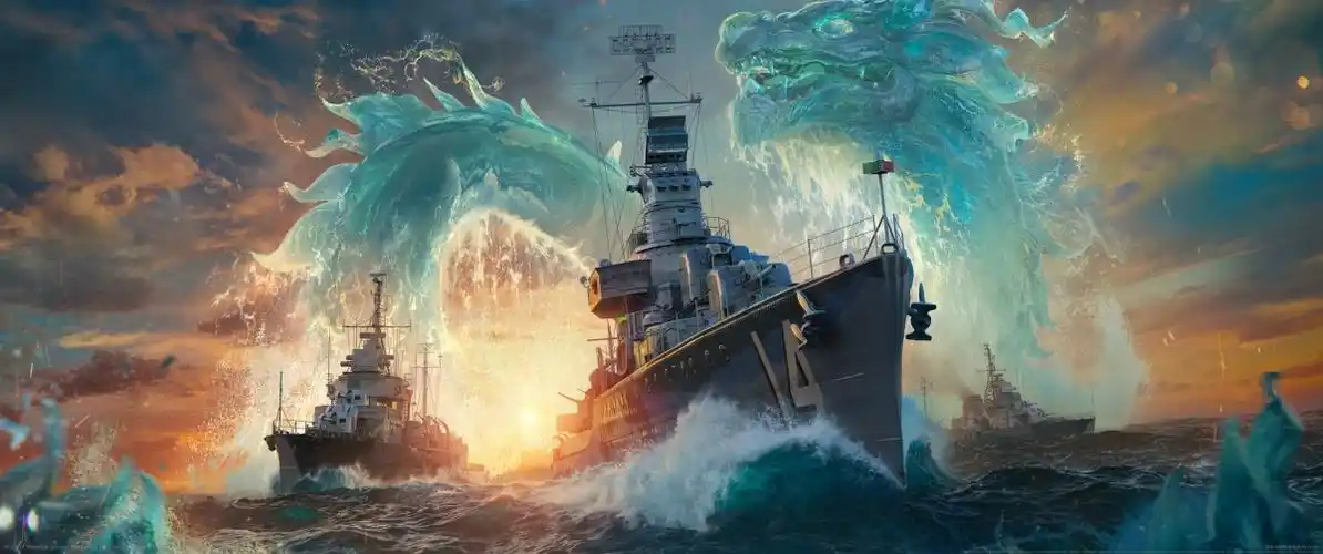 战舰世界worldofwarships3440x1440桌面壁纸