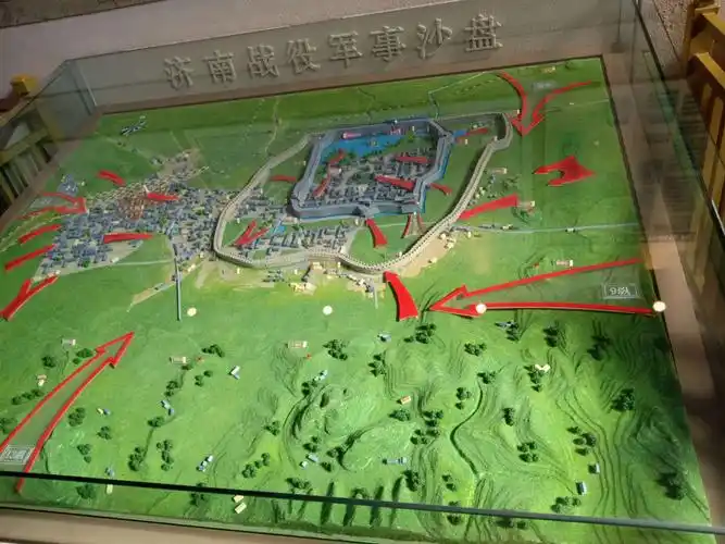 济南战役军事沙盘