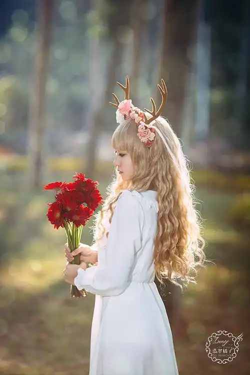 【人像摄影】森林小鹿角