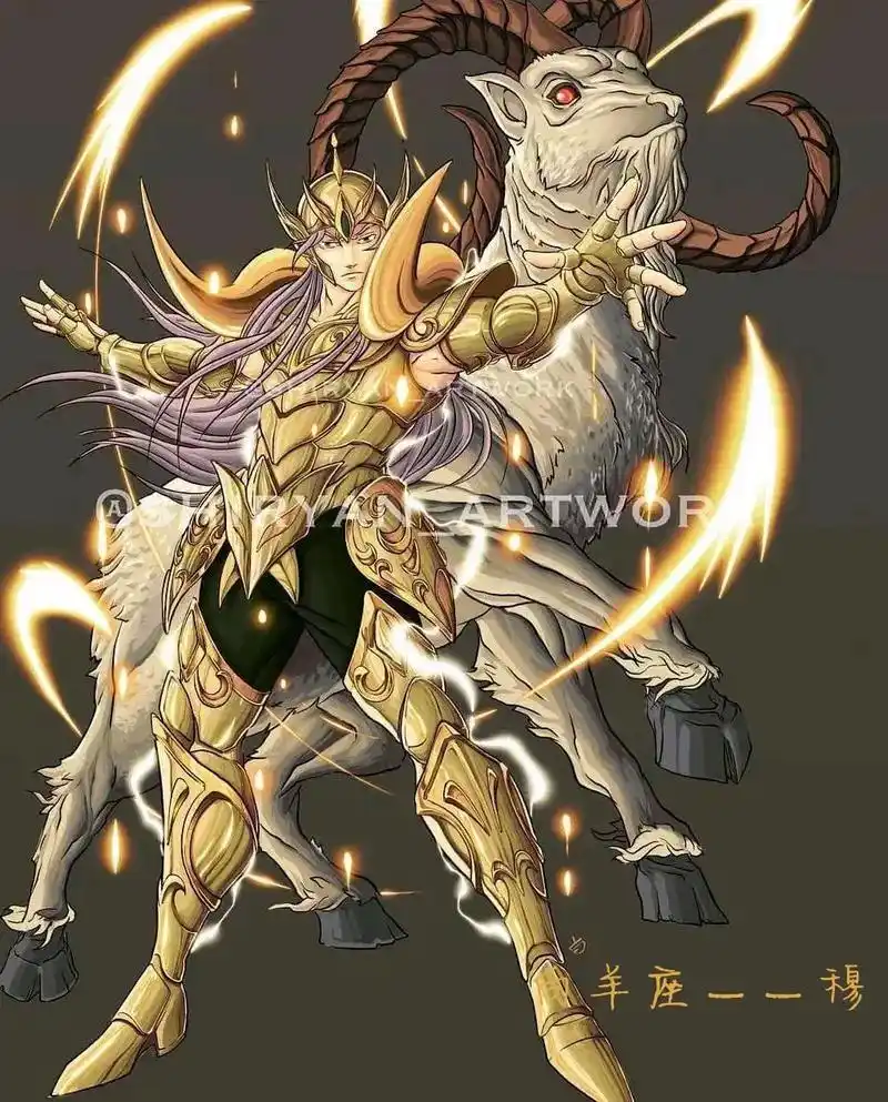 圣斗士星矢之黄金十二星座(全)#黄金十二星座#好图分享 #手 - 抖音