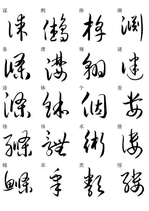 草书书法快速入门字帖之三