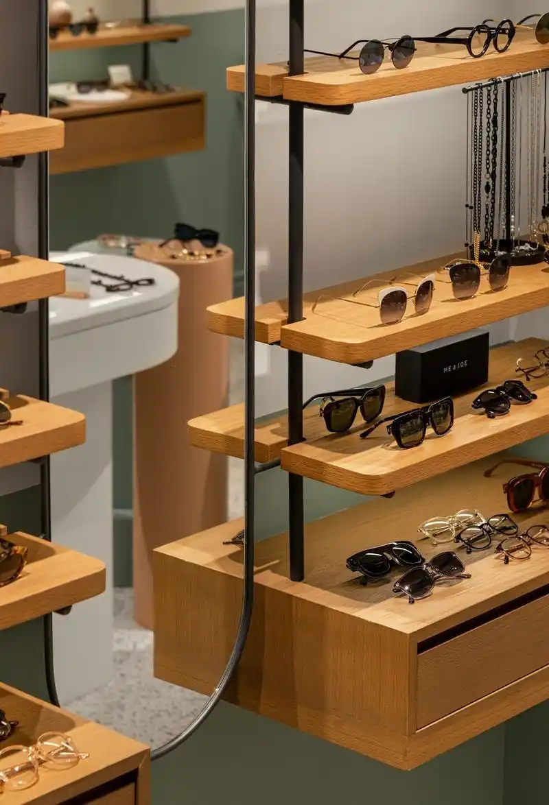 希腊这家眼镜店告诉你,怎么把门做成橱窗?