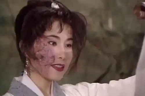 26年前《新白娘子传奇》变身前的"胡媚娘",卸掉疤痕装真的好美