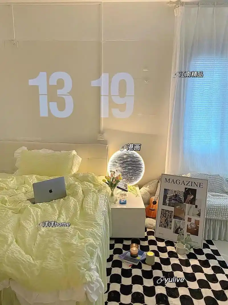一整个网购ins风卧室真的绝了附