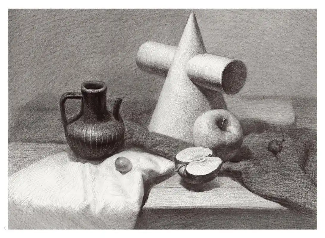 素描静物高清临摹素材分享!