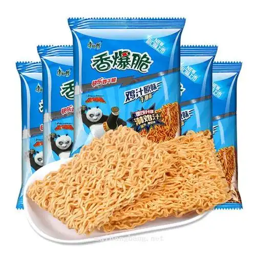 康师傅香爆脆鸡汁原味干吃面45g