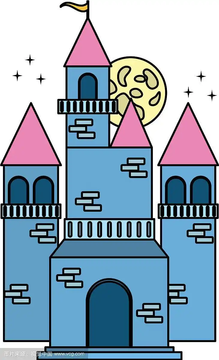 蓝色童话城堡