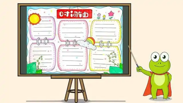 小学生时间轴手抄报