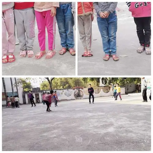特困学校大田小学,冬天里孩子还穿着凉拖鞋上学,校园除了两个乒乓球台