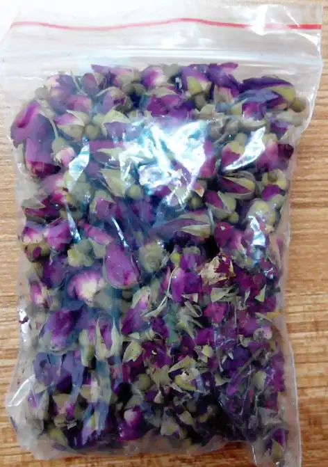 买了一袋玫瑰花茶