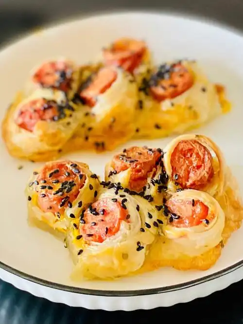 手残党也可以做出来好看的火腿手抓饼