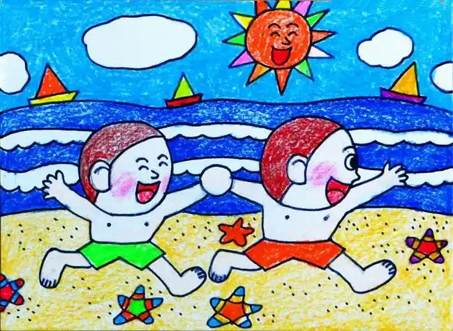 儿童画大海儿童画大海的图片大全