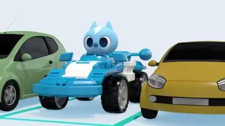 迷你特工队:福乐开小汽车,看起来真酷
