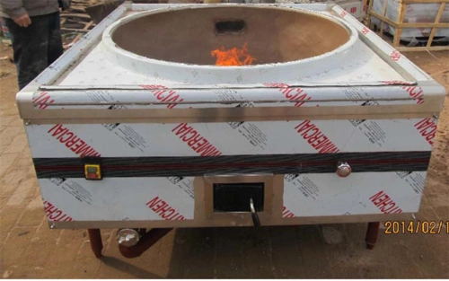 食堂大锅灶烧甲醇的炉灶