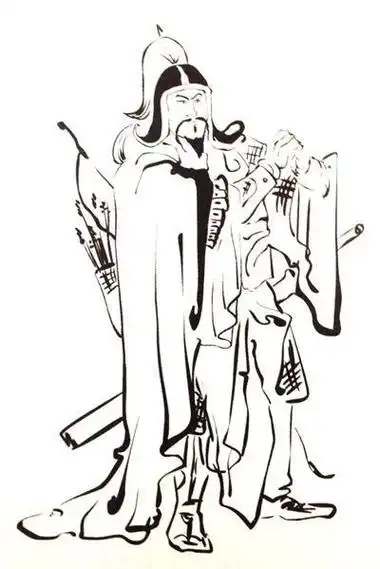 张辽的q版简笔画