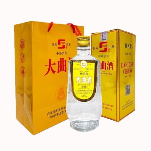 《六瓶装》泸州大曲 施可富大曲酒金卡装 52度纯粮食酒