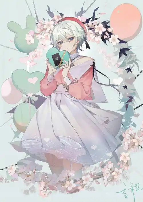 角色生日贺图 - 米画师