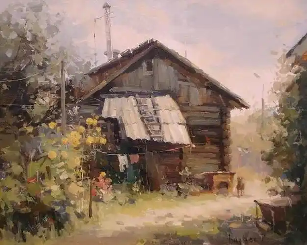 一组俄罗斯风景绘画真的好美画家bilyaevroman风景油画