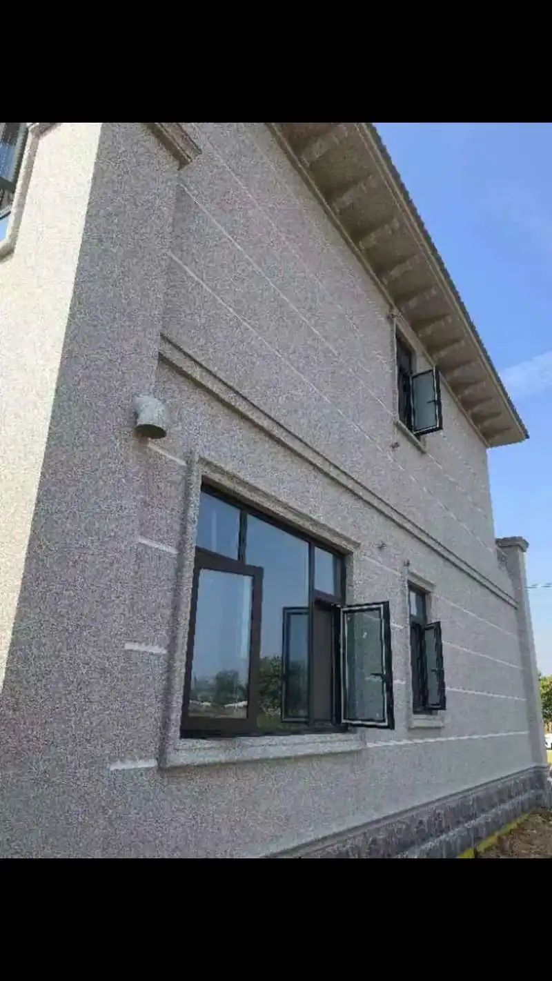 自建房经典配色!#外墙仿石漆 #农村自建房 #水包砂 - 抖音