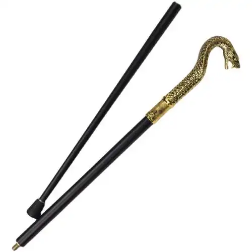 手杖拐杖眼睛蛇头金属双节绅士老人动物造型cosplay配件