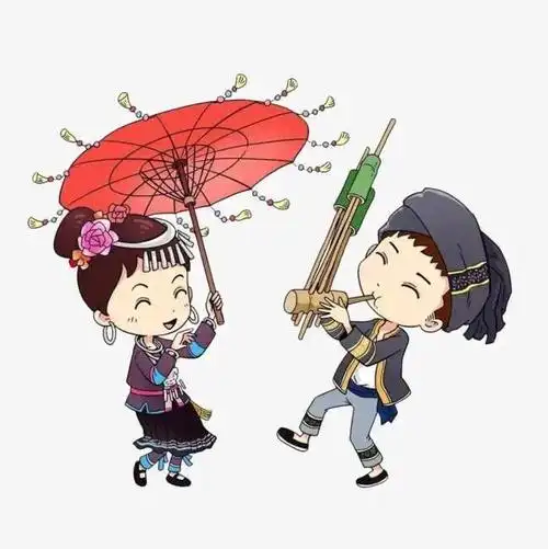 非遗苗族芦笙舞舞动苗家山寨