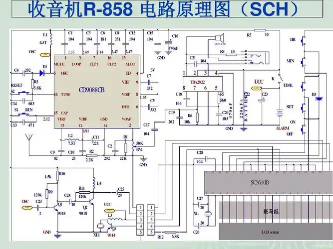 收音机电路图总原理图及各部分功能图-ppt精选文档