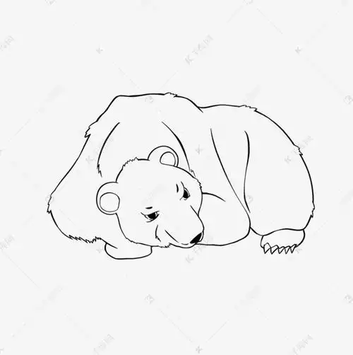bear clipart bl