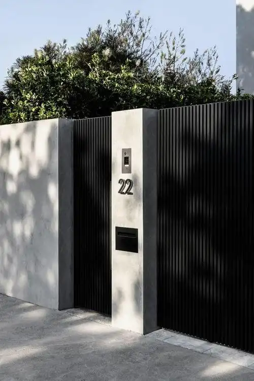 变得高大上 庭院花园门口设计效果图_水暖建材_行业资讯_资讯_云推网