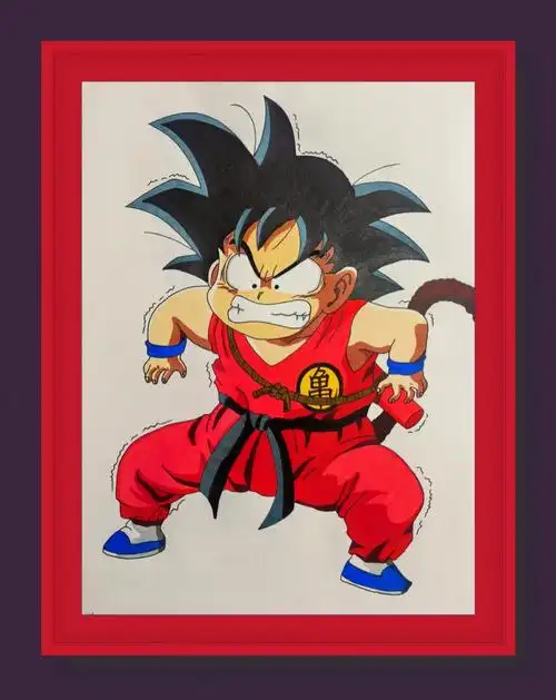 马克笔①②③七龙珠孙悟空