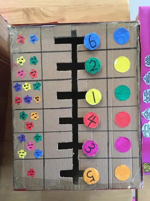 有引导小,中班幼儿数数的,也有大班幼儿益智的,这些教玩具都是老师们