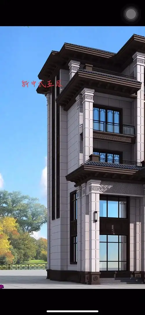 新中式风格五层别墅