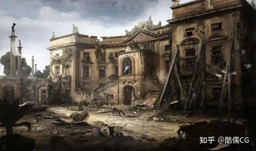 建模参考丨末日废土风格建筑场景素材第11期 - 知乎