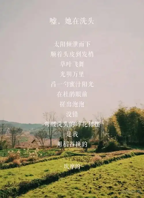 现代诗 - 坎摩的