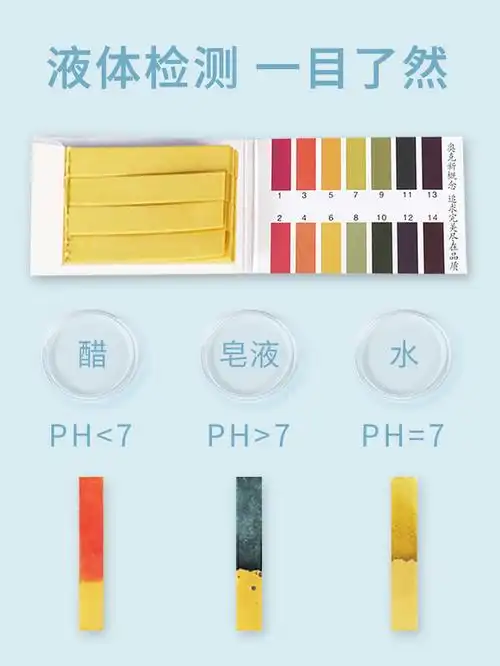 酸碱试纸水质ph值试纸化妆品鱼缸酵素尿液唾液阴道ph羊水检测试纸广范