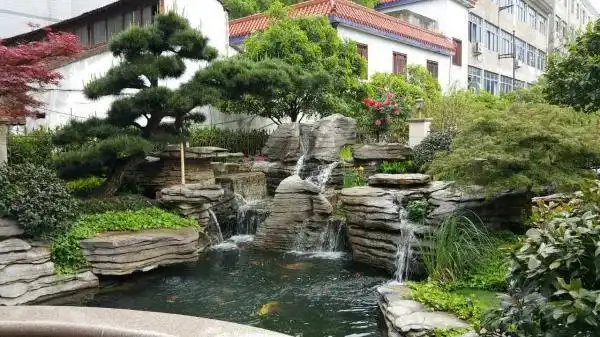 假山|水池|庭院|水泥池_网易订阅