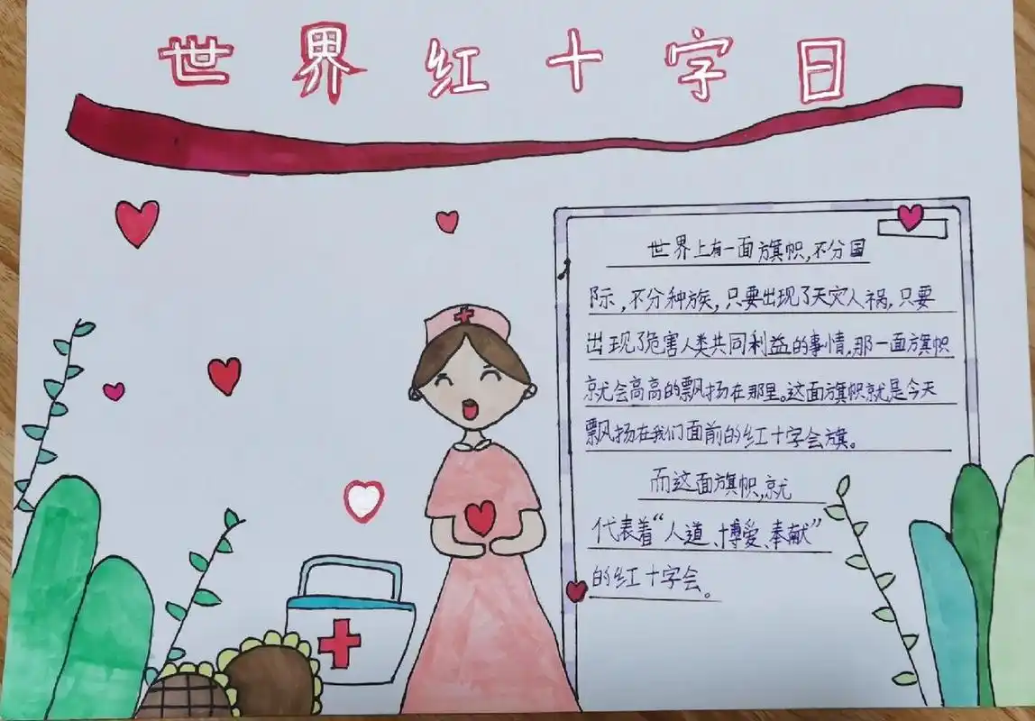 世界红十字日手抄报  每一个主题都值得被纪念
