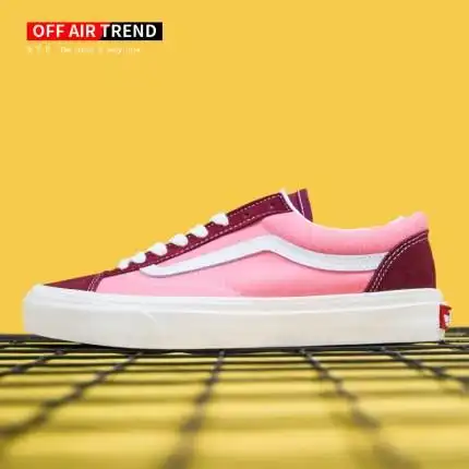 万斯橘子汽水橙板鞋 20年春季 女鞋 女style36休闲低帮帆布鞋 板鞋