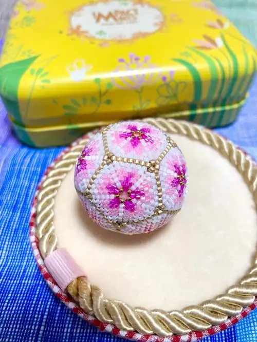 古董珠樱花球球