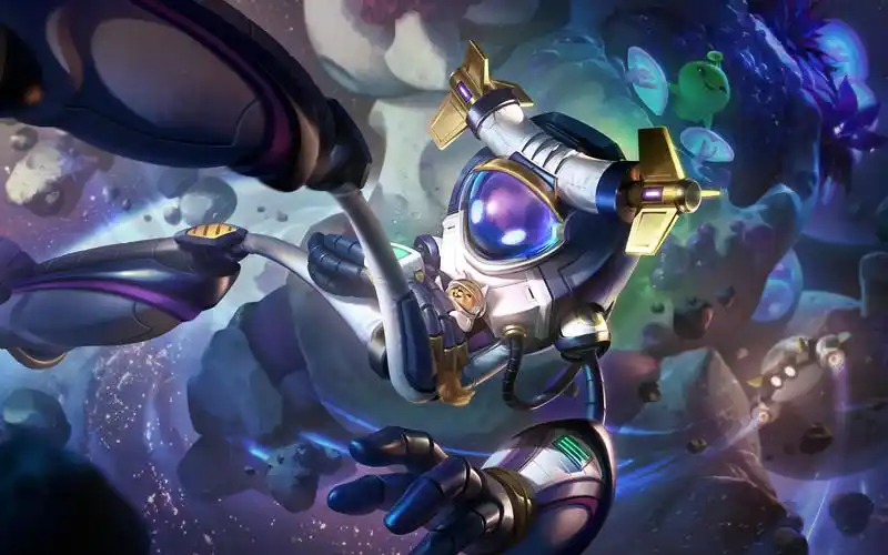 英雄联盟皮肤【宇航员】艾翁 只因割