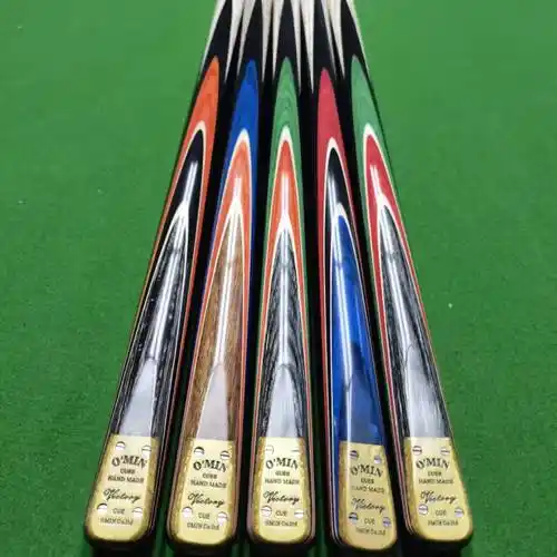 奥秘胜者台球杆英式斯诺克小头通体球杆中式黑八单节桌球一体通杆