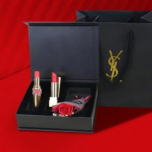七夕情人节礼物ysl圣罗兰口红礼盒套装小金条21杨树林圆管12方管1966
