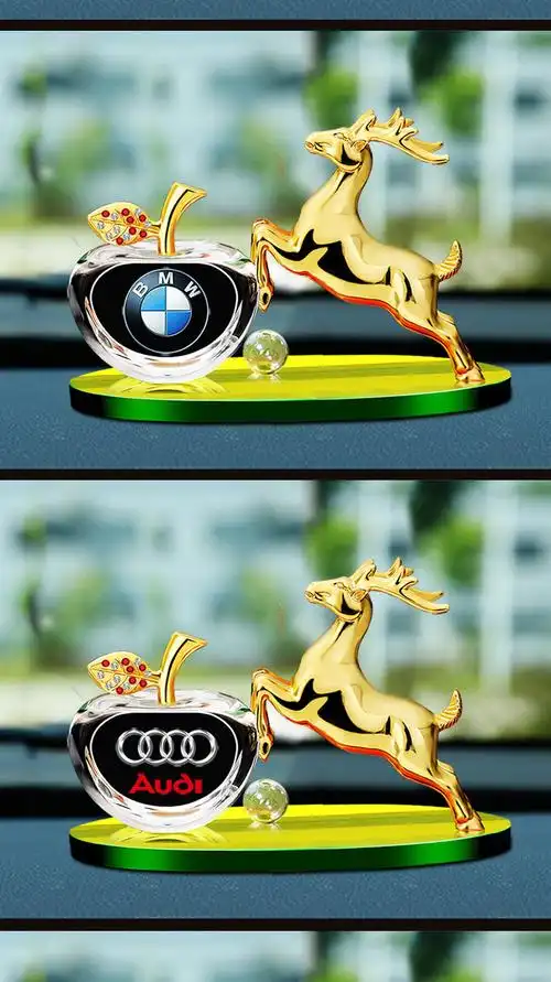 汽车用车内香薰摆件车上装饰除味用品男女持久淡香氛合金鹿苹果宝马