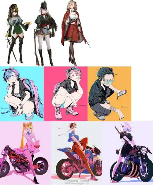 作业:零基础如何学会画漫画之漫画人物构图画法练习 - 茶沫嫁我