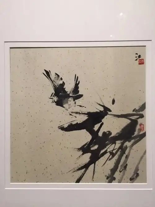 徐锦江绘画作品造诣高,画鸭子有关山月风格,留白之处最是奇妙
