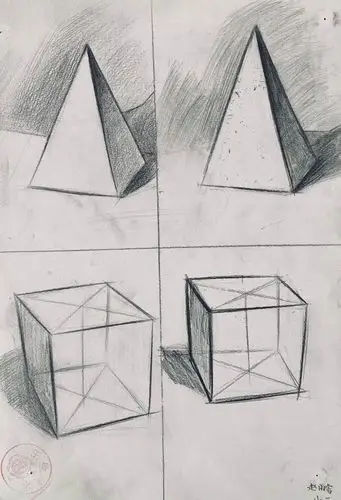 10月18日(周日上午)小学素描班学生作业赏析